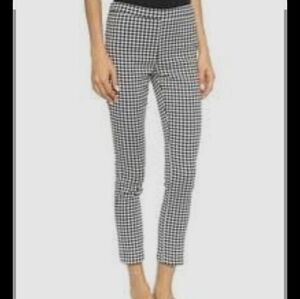 Free People Black and White Patterned Cropped Pants